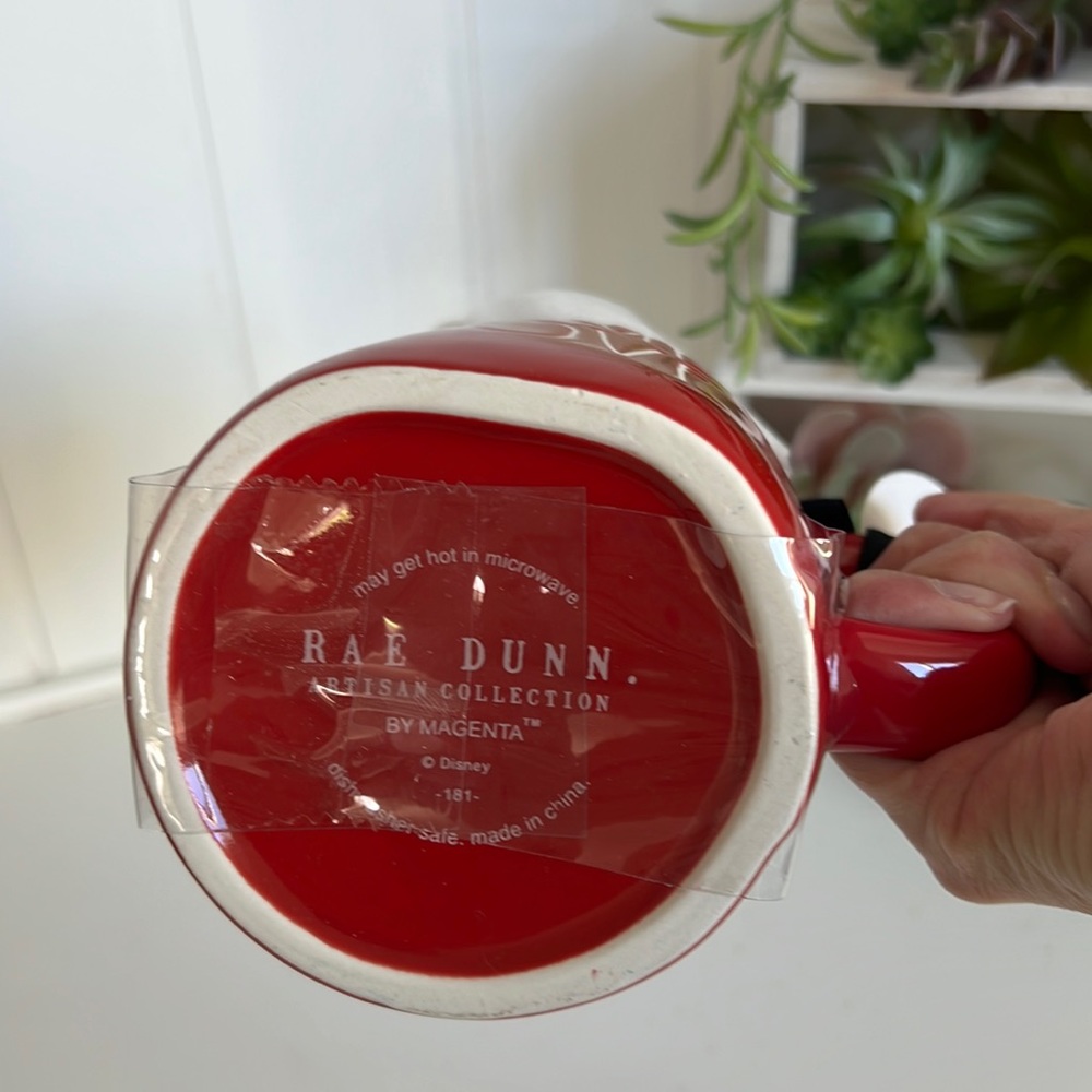 Rae Dunn coffee mug coffee cup Disney princess feeding the beast, rose red - Picture 3 of 4